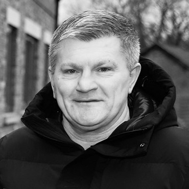 Portrait photograph of Ricky Hatton MBE